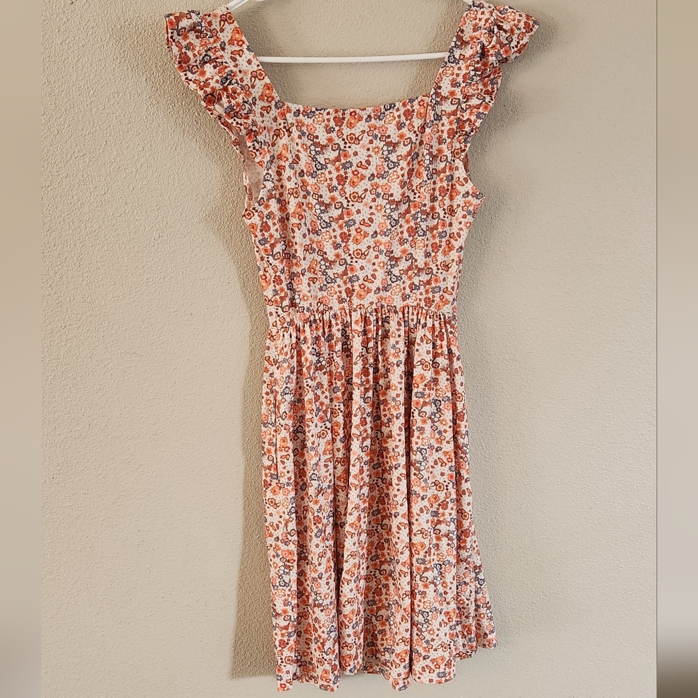 Floral Ruffle Dress - Picture 2 of 4